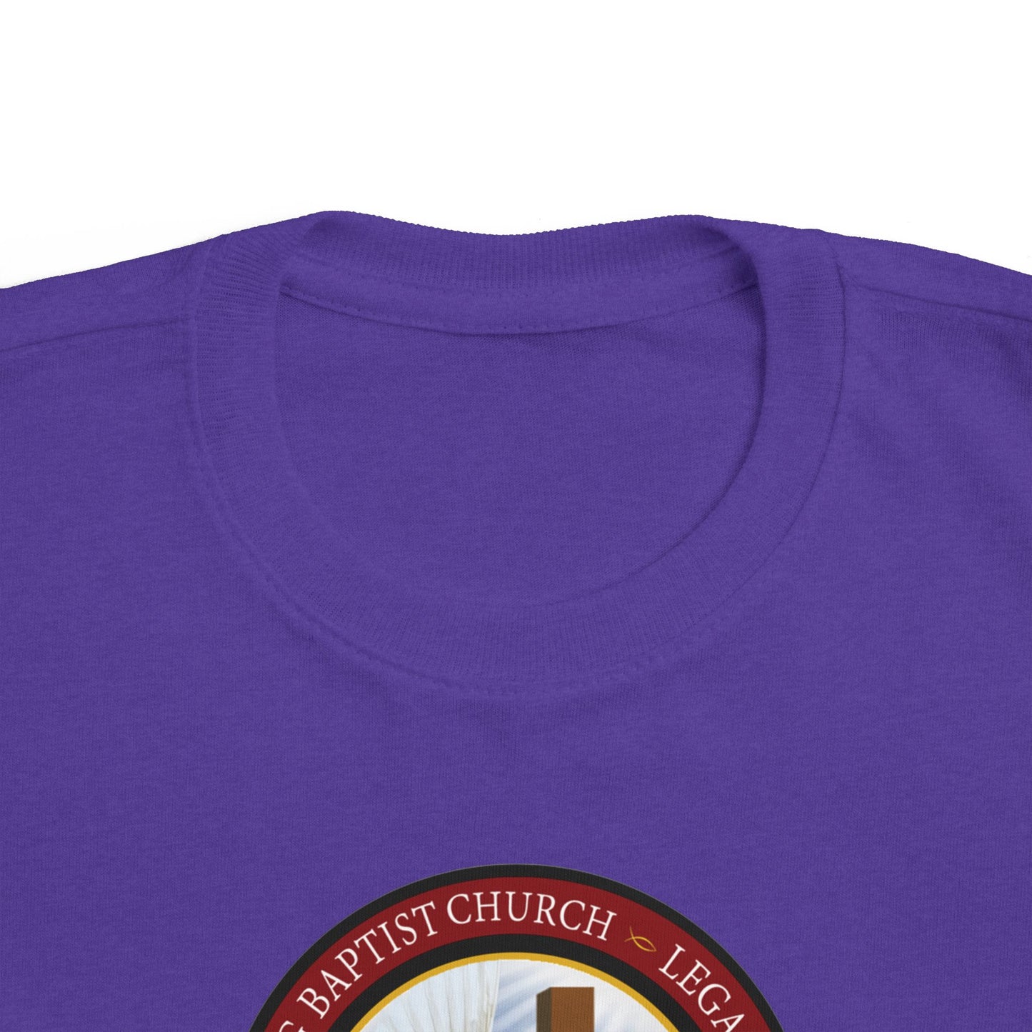Toddler Cross Tee — Christian Church Logo Kids T‑Shirt