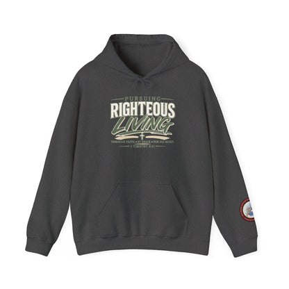Pursuing Righteous Living Hoodie – Christian Faith Inspirational Sweatshirt