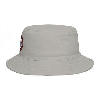 Christian Cross Bucket Hat — Faith Emblem Embroidered Sun Hat