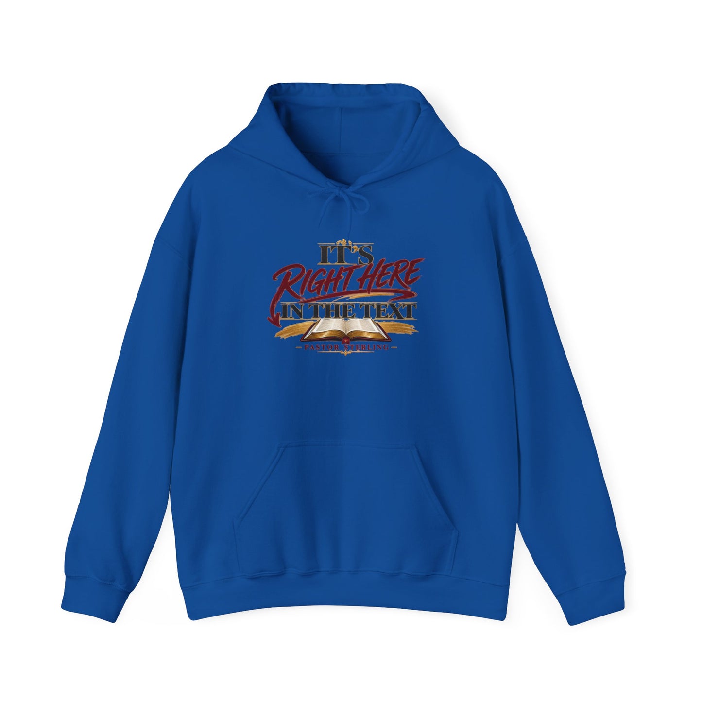 "It's Right Here in the Text" Hoodie — Funny Texting Graphic Sweatshirt