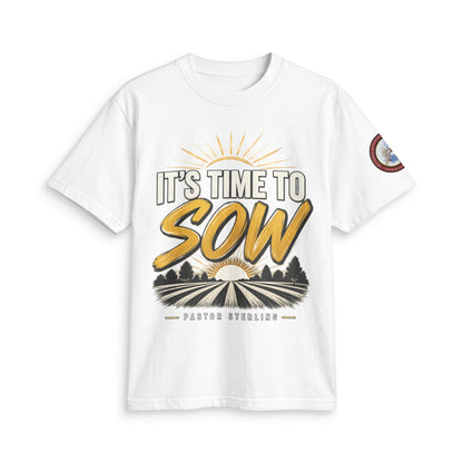It's Time to Sow T-Shirt — "Plant in Faith, Harvest in Blessings" Christian Farming Tee