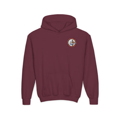 Youth Hoodie — “God’s Plan Hits Different” Inspirational Christian Pullover