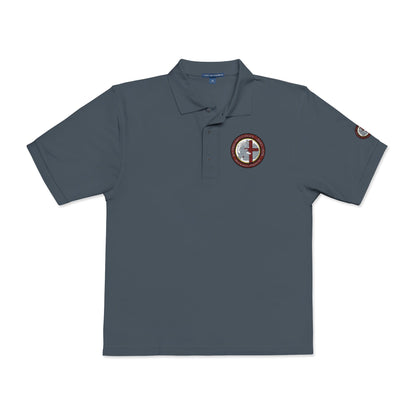 Embroidered Compass Logo Polo Shirt