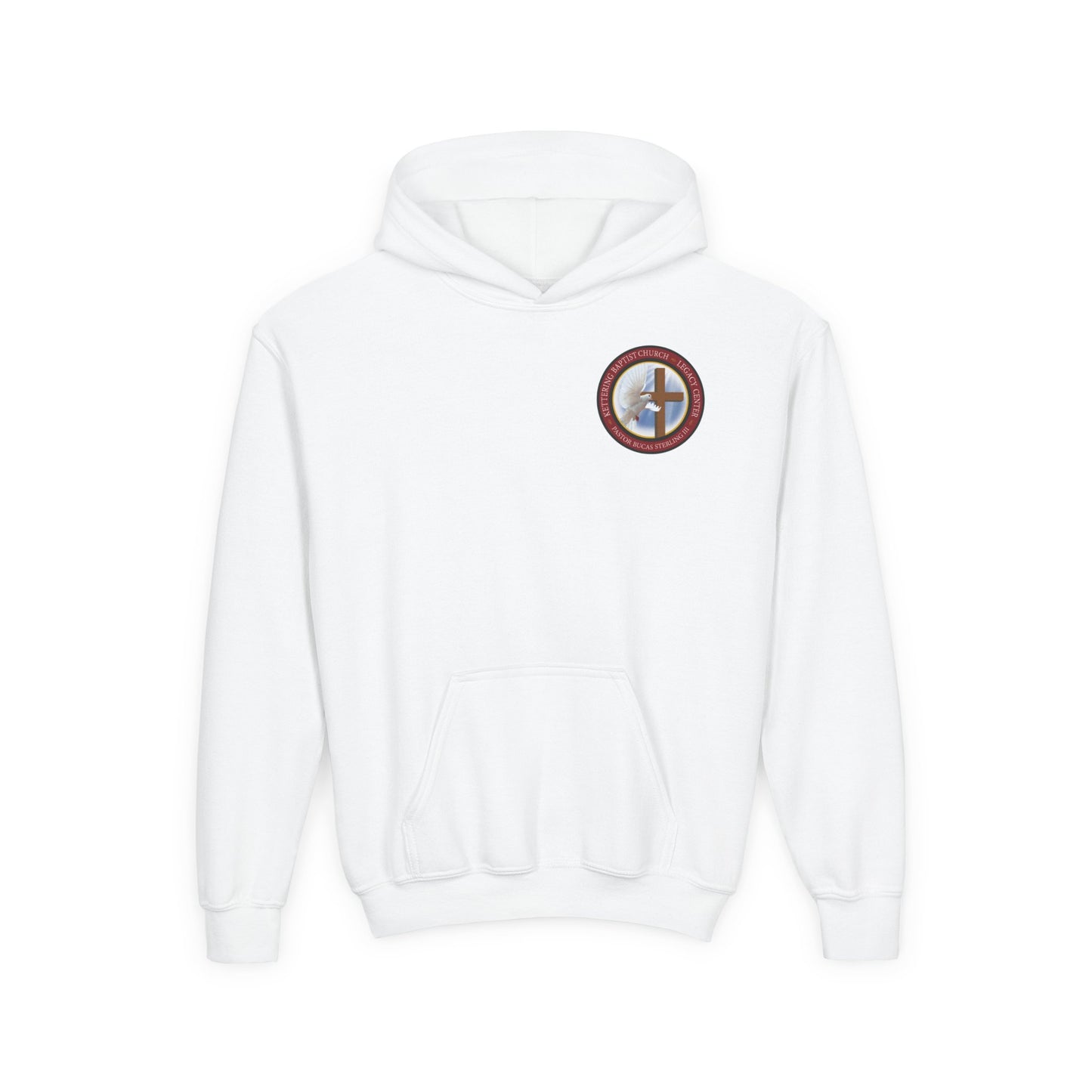 Youth Hoodie — "Chosen, Loved, Forgiven, Called" Christian Faith Pullover (Matthew 2:6)