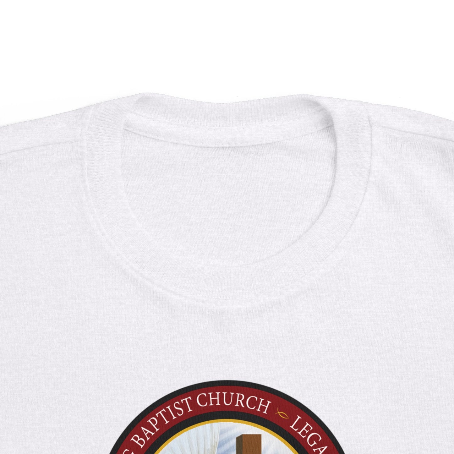 Toddler Cross Tee — Christian Church Logo Kids T‑Shirt