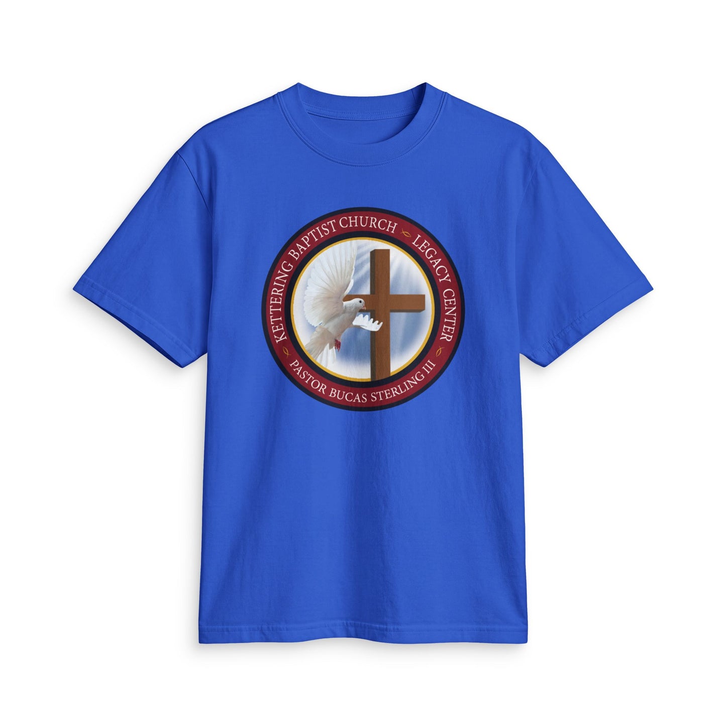 Church Logo T-Shirt — Faith Cross & Dove Design