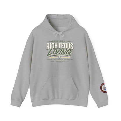 Pursuing Righteous Living Hoodie – Christian Faith Inspirational Sweatshirt