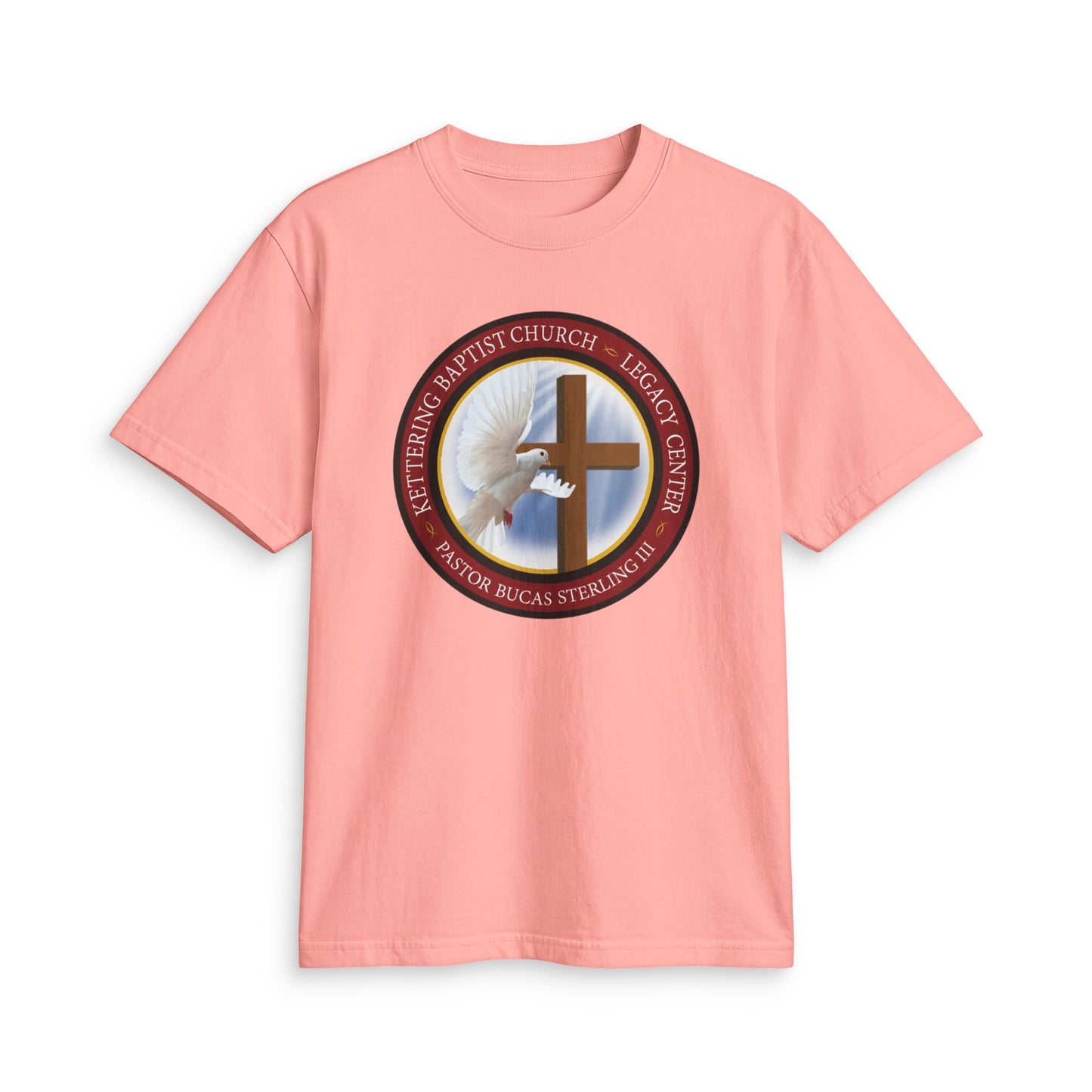 Church Logo T-Shirt — Faith Cross & Dove Design