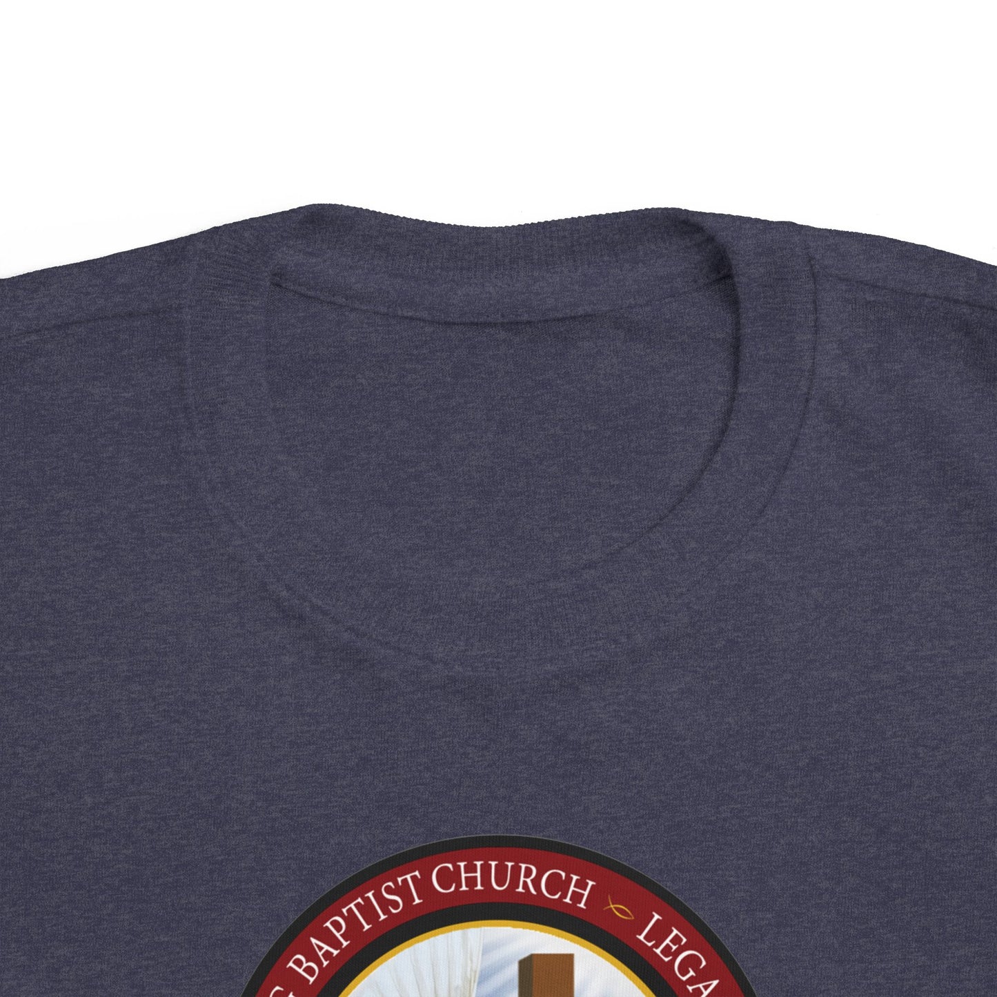 Toddler Cross Tee — Christian Church Logo Kids T‑Shirt