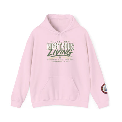 Pursuing Righteous Living Hoodie – Christian Faith Inspirational Sweatshirt