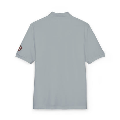 Embroidered Compass Logo Polo Shirt