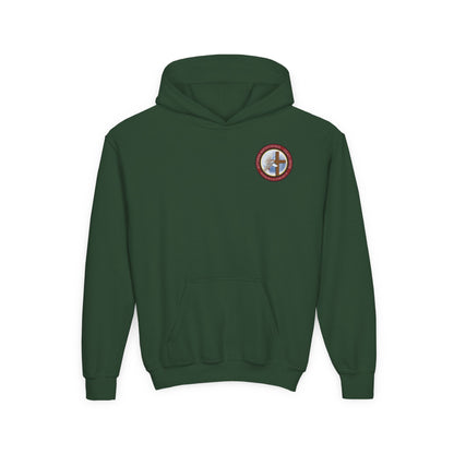 Youth Hoodie — “God’s Plan Hits Different” Inspirational Christian Pullover