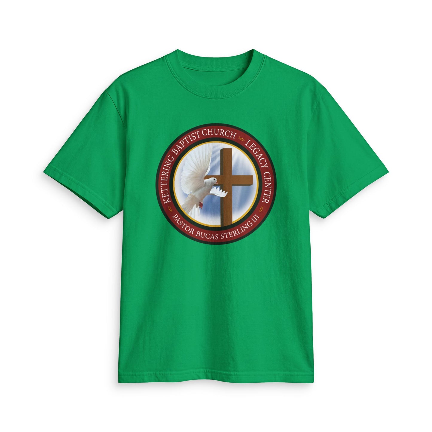Church Logo T-Shirt — Faith Cross & Dove Design