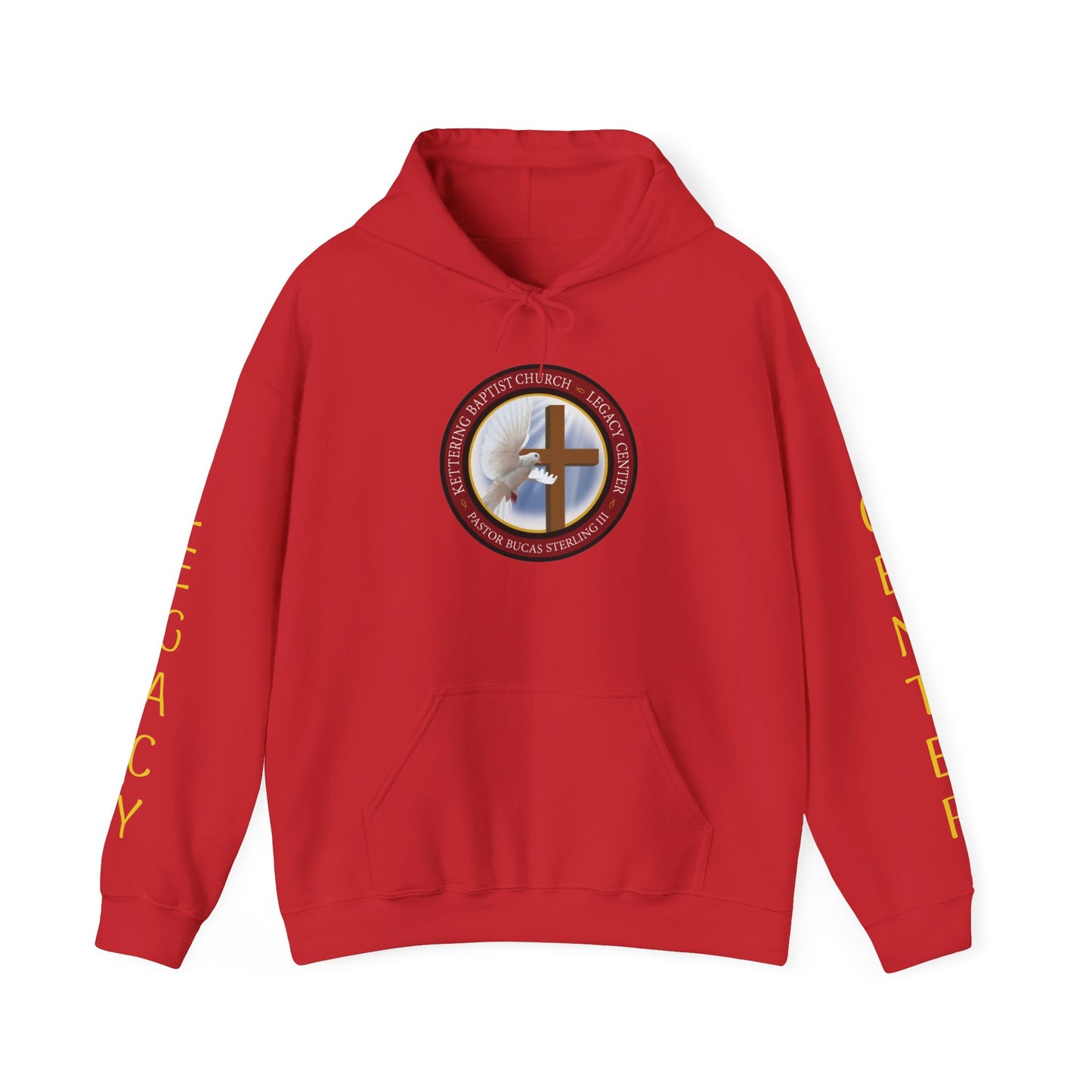 Christian Ministry Hoodie - 'Legacy Center' Cross & Dove Emblem Hooded Sweatshirt