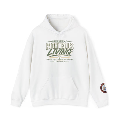 Pursuing Righteous Living Hoodie – Christian Faith Inspirational Sweatshirt