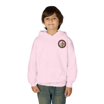Youth Hoodie — “God’s Plan Hits Different” Inspirational Christian Pullover