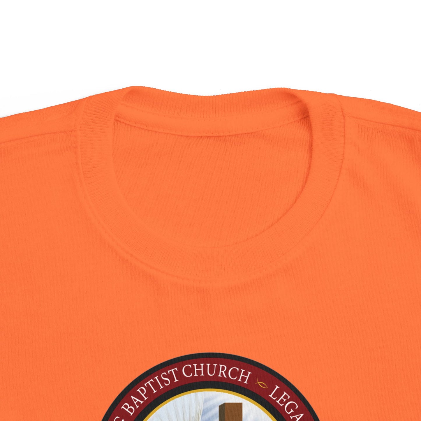 Toddler Cross Tee — Christian Church Logo Kids T‑Shirt