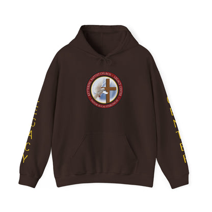 Christian Ministry Hoodie - 'Legacy Center' Cross & Dove Emblem Hooded Sweatshirt