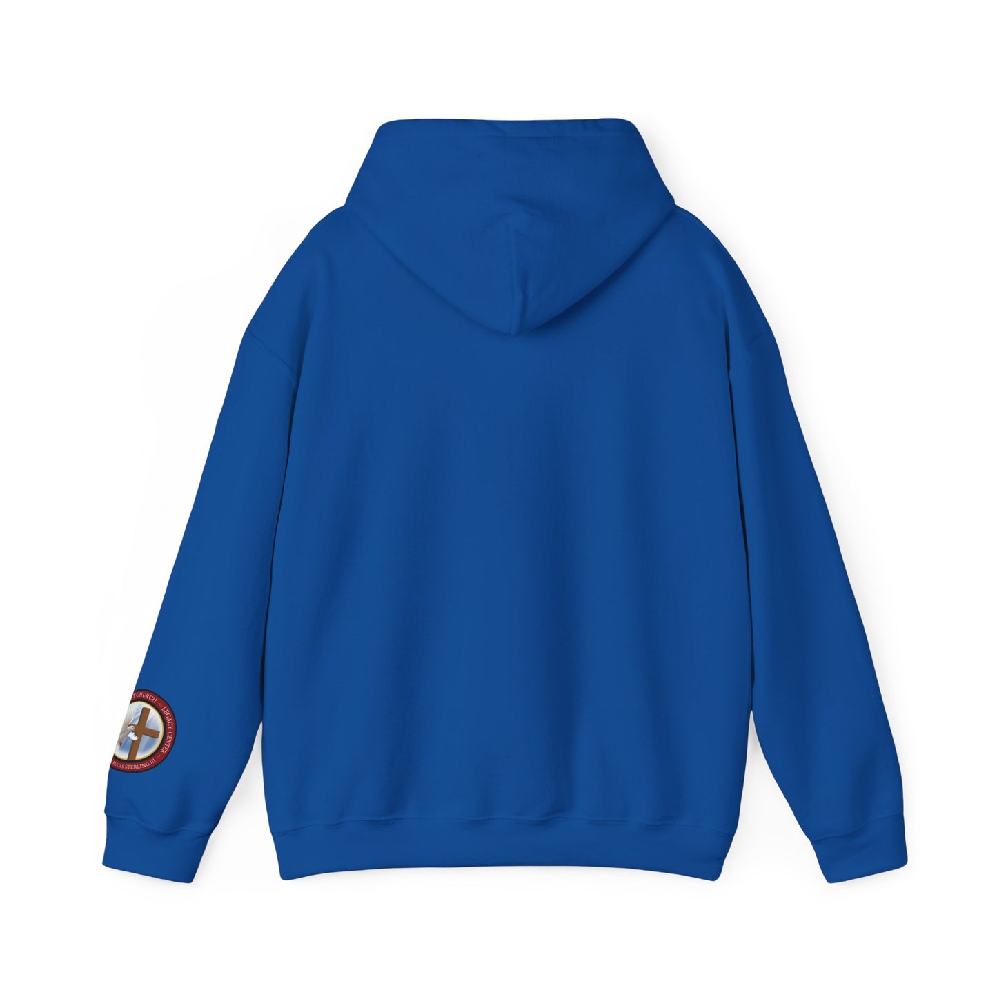 Help Me Lord Hoodie — Christian Cross Faith Pullover with Gold Script