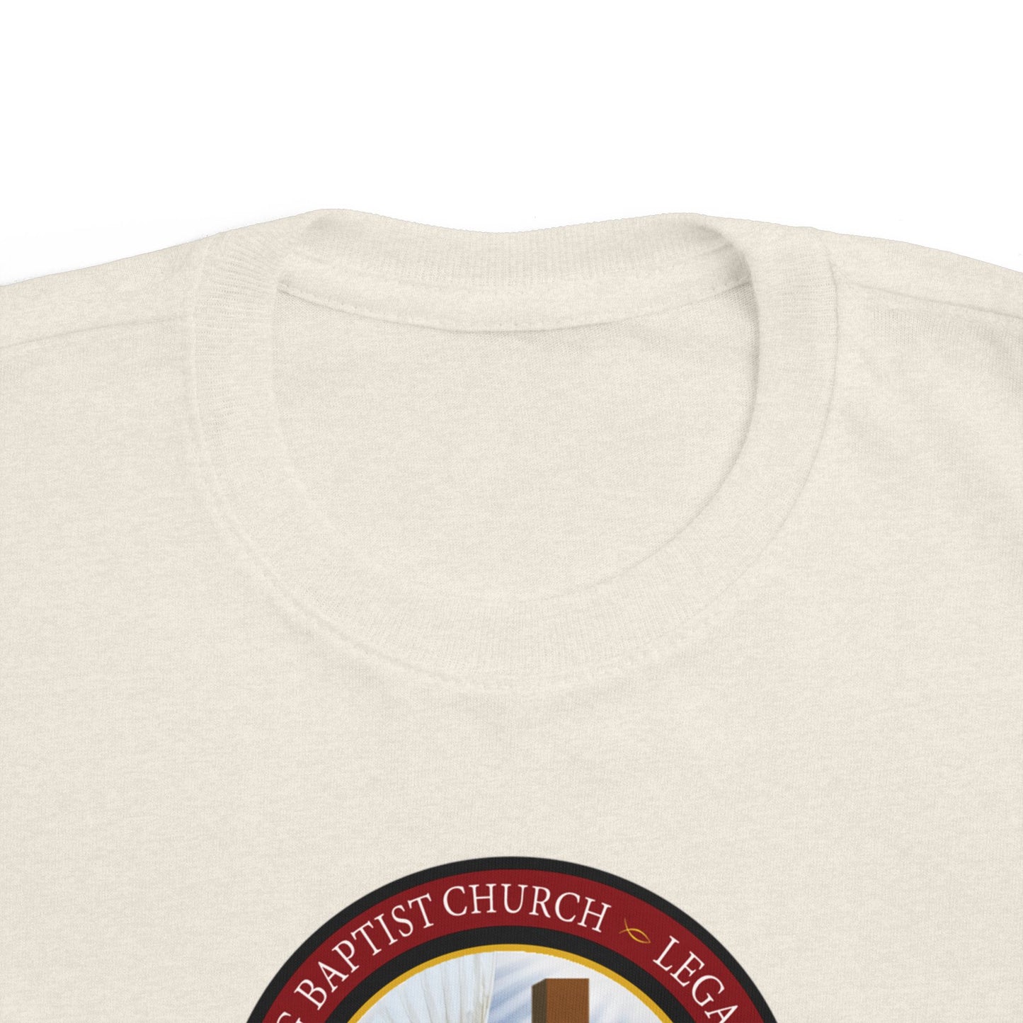 Toddler Cross Tee — Christian Church Logo Kids T‑Shirt