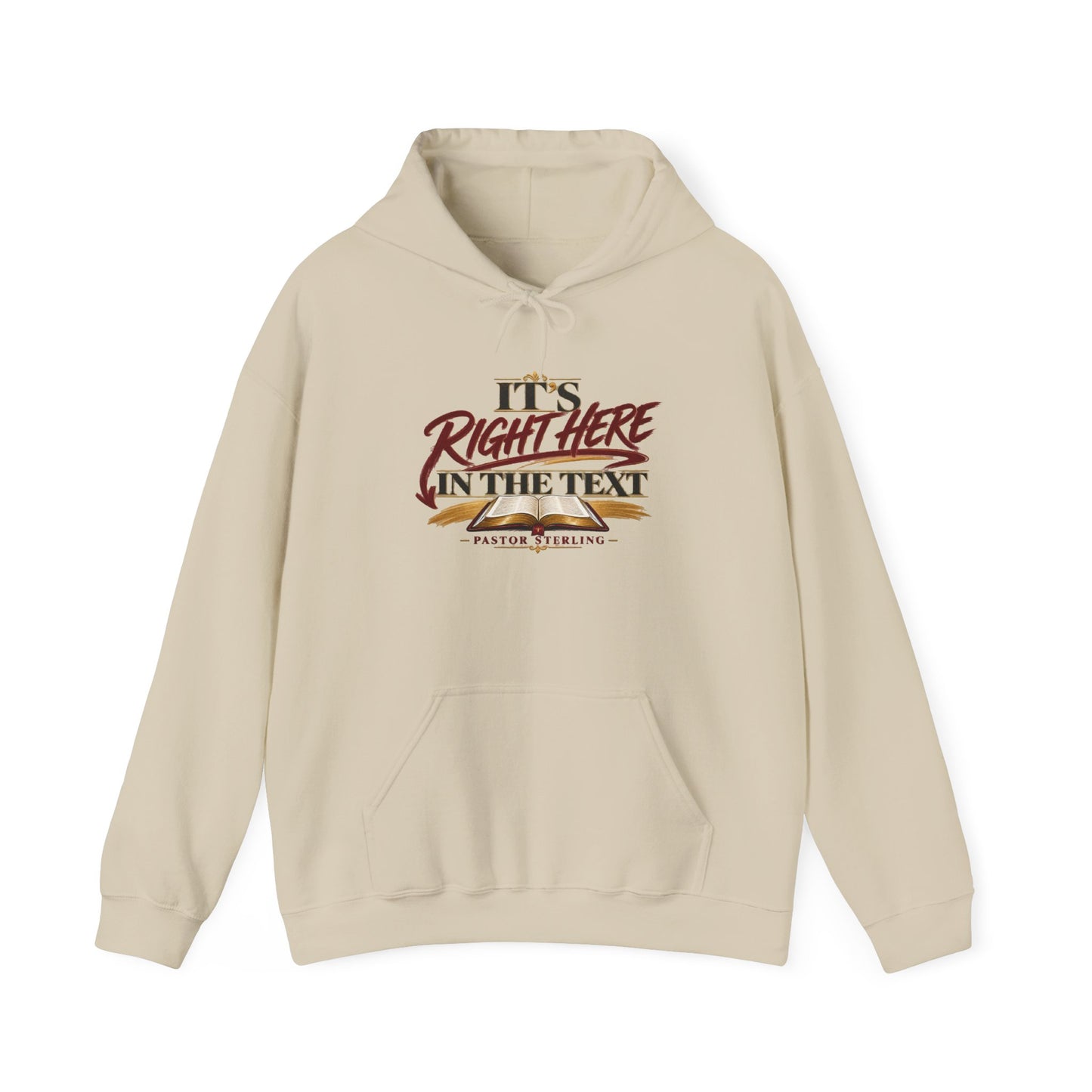 "It's Right Here in the Text" Hoodie — Funny Texting Graphic Sweatshirt
