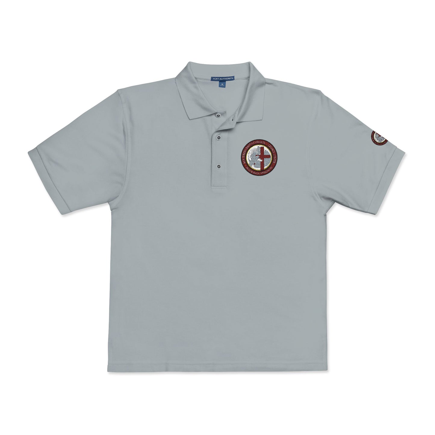 Embroidered Compass Logo Polo Shirt
