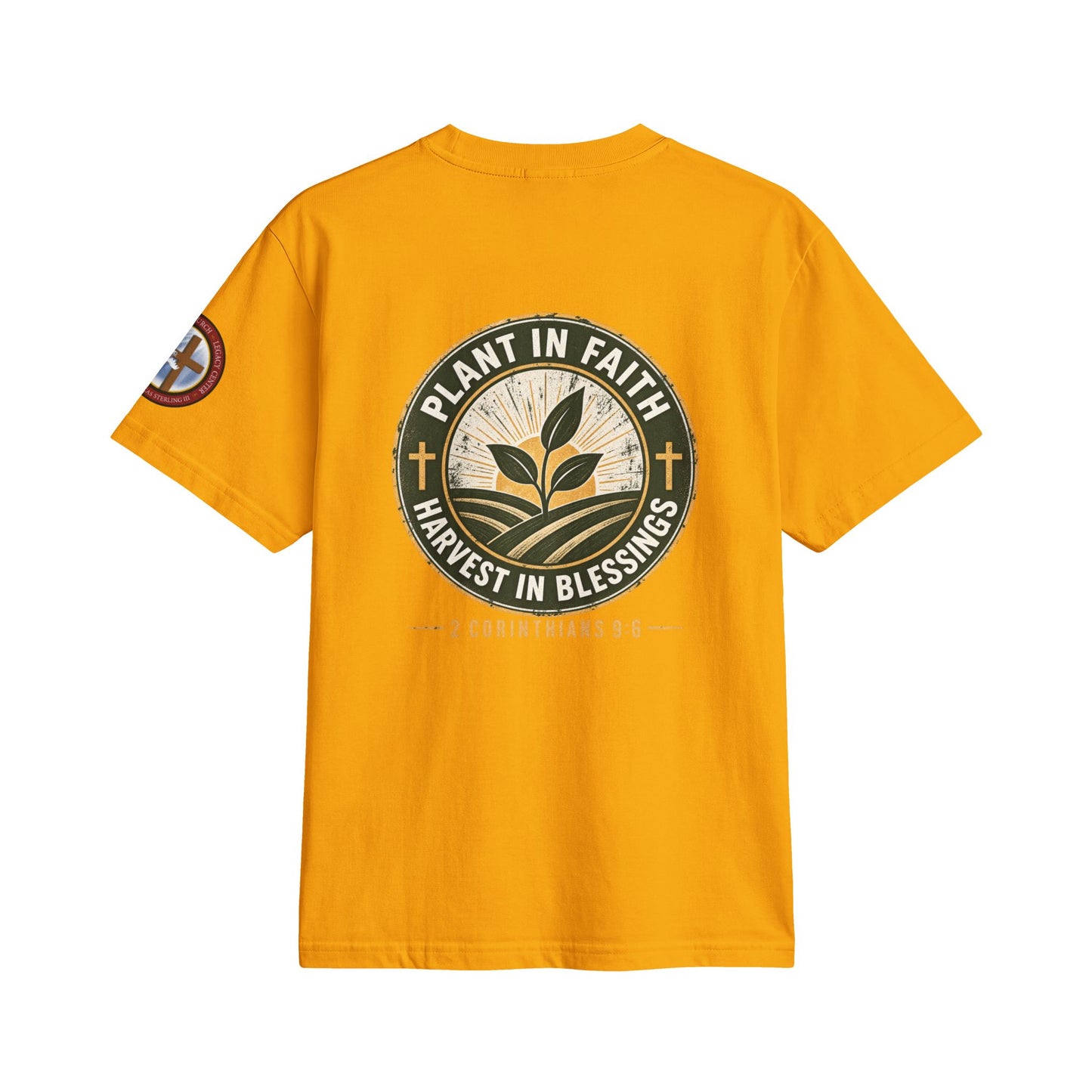 It's Time to Sow T-Shirt — "Plant in Faith, Harvest in Blessings" Christian Farming Tee