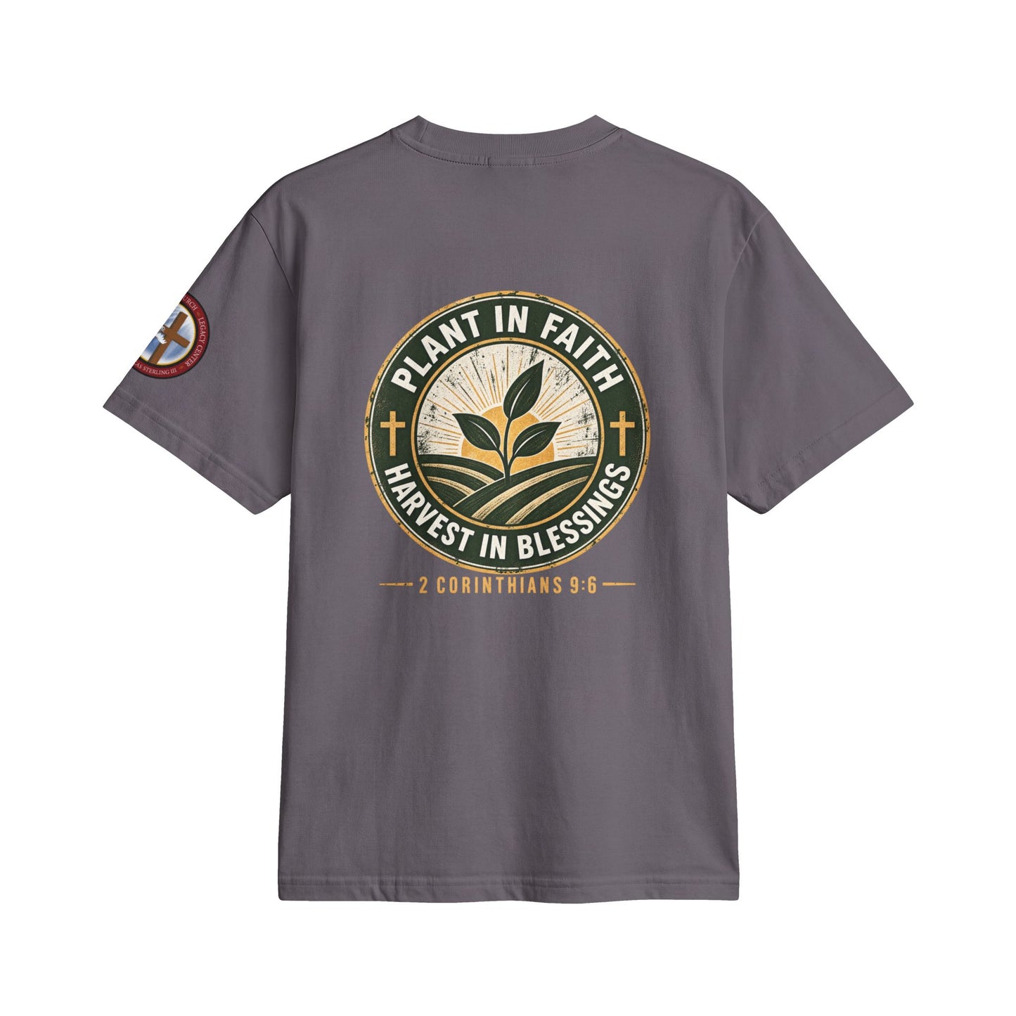 It's Time to Sow T-Shirt — "Plant in Faith, Harvest in Blessings" Christian Farming Tee