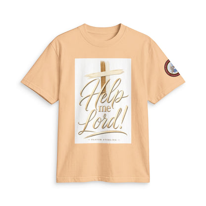 Help Me Lord! Christian T-Shirt — Inspirational Faith Tee with Cross