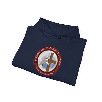 Christian Ministry Hoodie - 'Legacy Center' Cross & Dove Emblem Hooded Sweatshirt