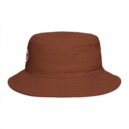 Christian Cross Bucket Hat — Faith Emblem Embroidered Sun Hat