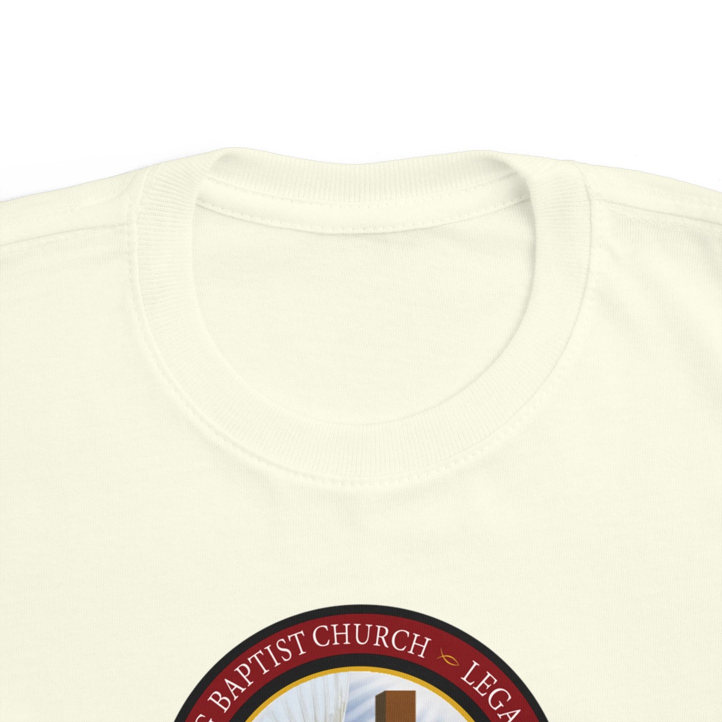 Toddler Cross Tee — Christian Church Logo Kids T‑Shirt