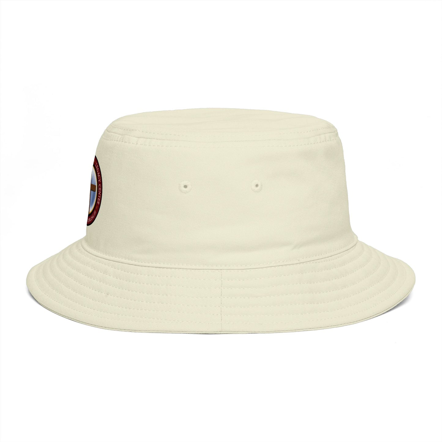 Christian Cross Bucket Hat — Faith Emblem Embroidered Sun Hat
