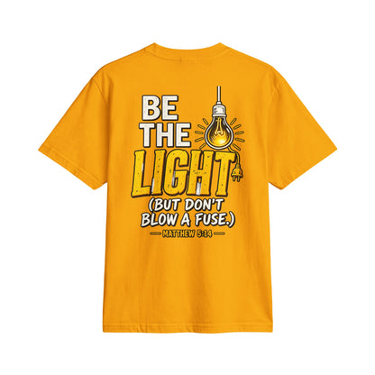 Be The Light T-Shirt — Christian Inspirational Graphic Tee (Matthew 5:14)