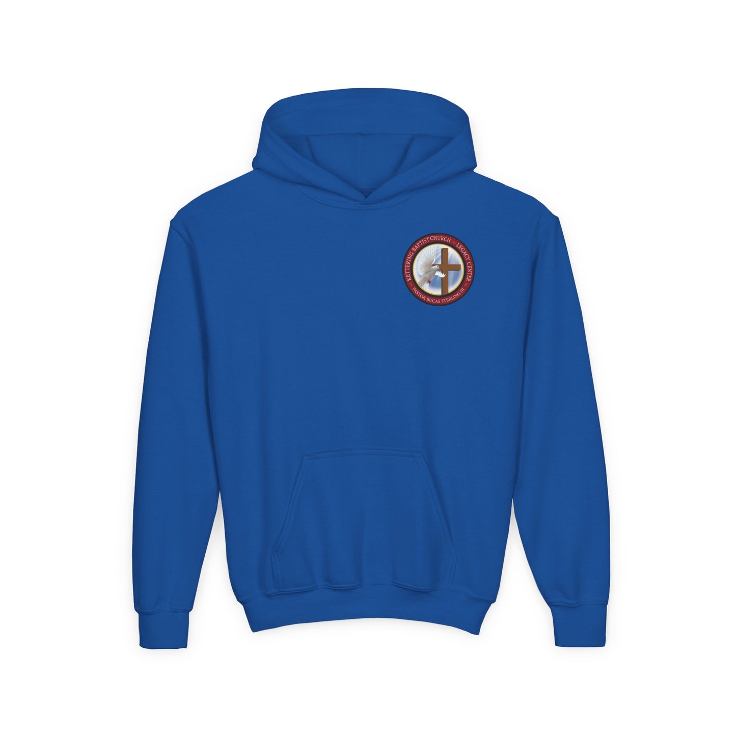 Youth Hoodie — "Chosen, Loved, Forgiven, Called" Christian Faith Pullover (Matthew 2:6)