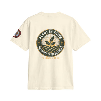 It's Time to Sow T-Shirt — "Plant in Faith, Harvest in Blessings" Christian Farming Tee