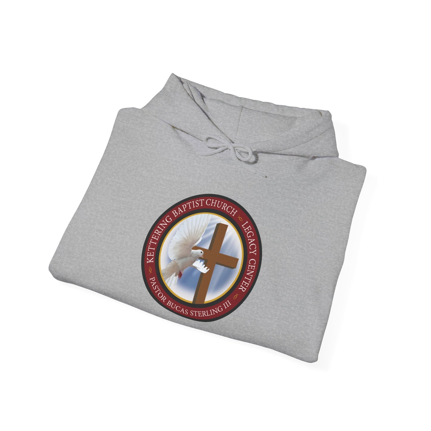 Christian Ministry Hoodie - 'Legacy Center' Cross & Dove Emblem Hooded Sweatshirt
