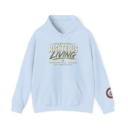 Pursuing Righteous Living Hoodie – Christian Faith Inspirational Sweatshirt