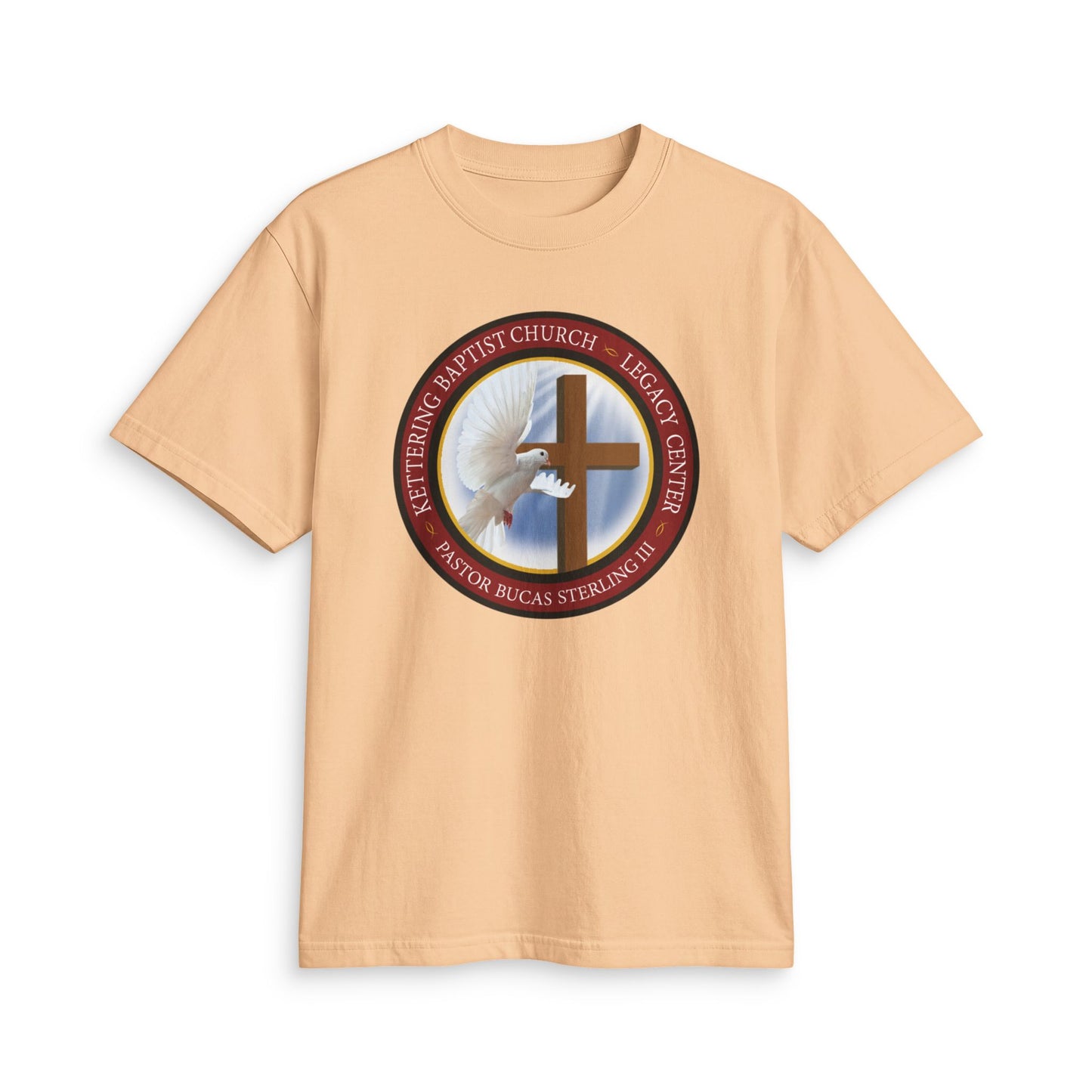 Church Logo T-Shirt — Faith Cross & Dove Design