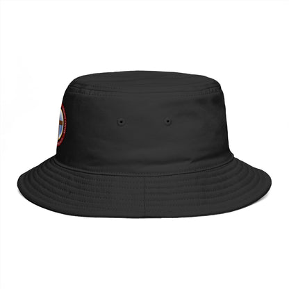Christian Cross Bucket Hat — Faith Emblem Embroidered Sun Hat