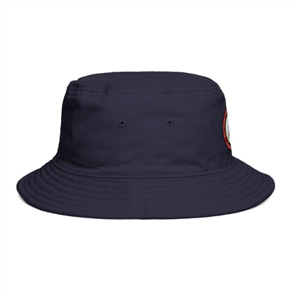 Christian Cross Bucket Hat — Faith Emblem Embroidered Sun Hat