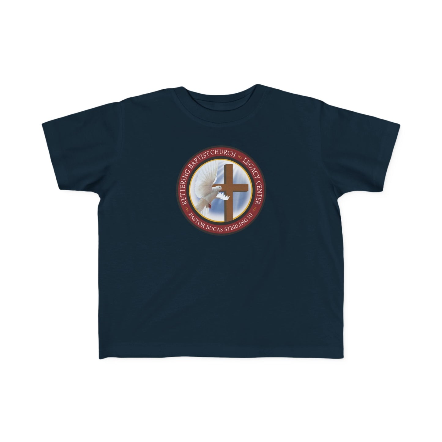 Toddler Cross Tee — Christian Church Logo Kids T‑Shirt