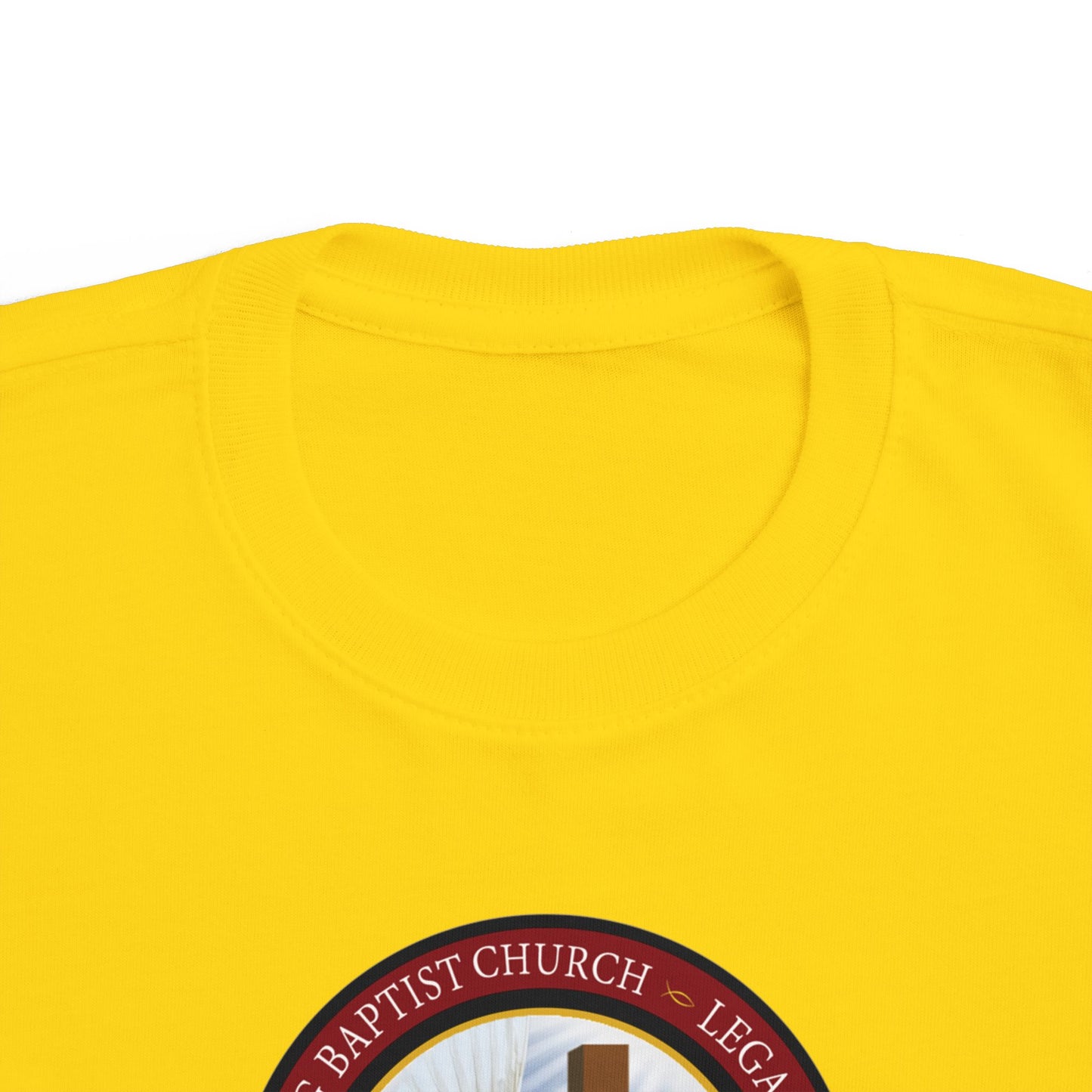 Toddler Cross Tee — Christian Church Logo Kids T‑Shirt