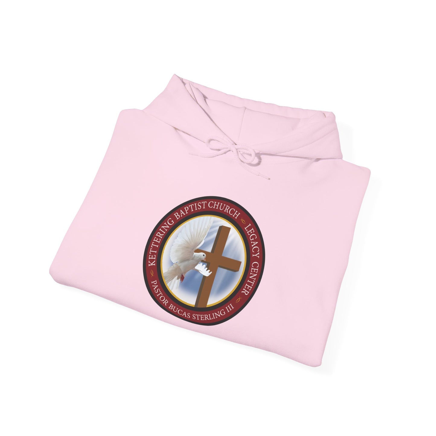 Christian Ministry Hoodie - 'Legacy Center' Cross & Dove Emblem Hooded Sweatshirt