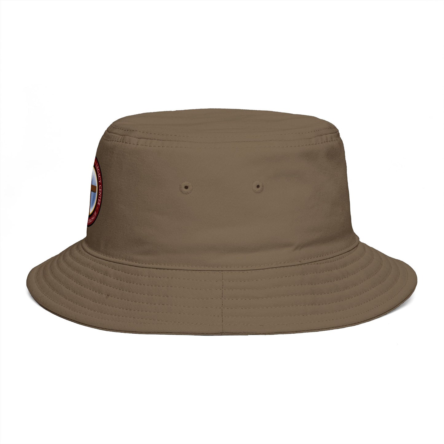 Christian Cross Bucket Hat — Faith Emblem Embroidered Sun Hat