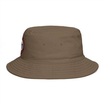 Christian Cross Bucket Hat — Faith Emblem Embroidered Sun Hat
