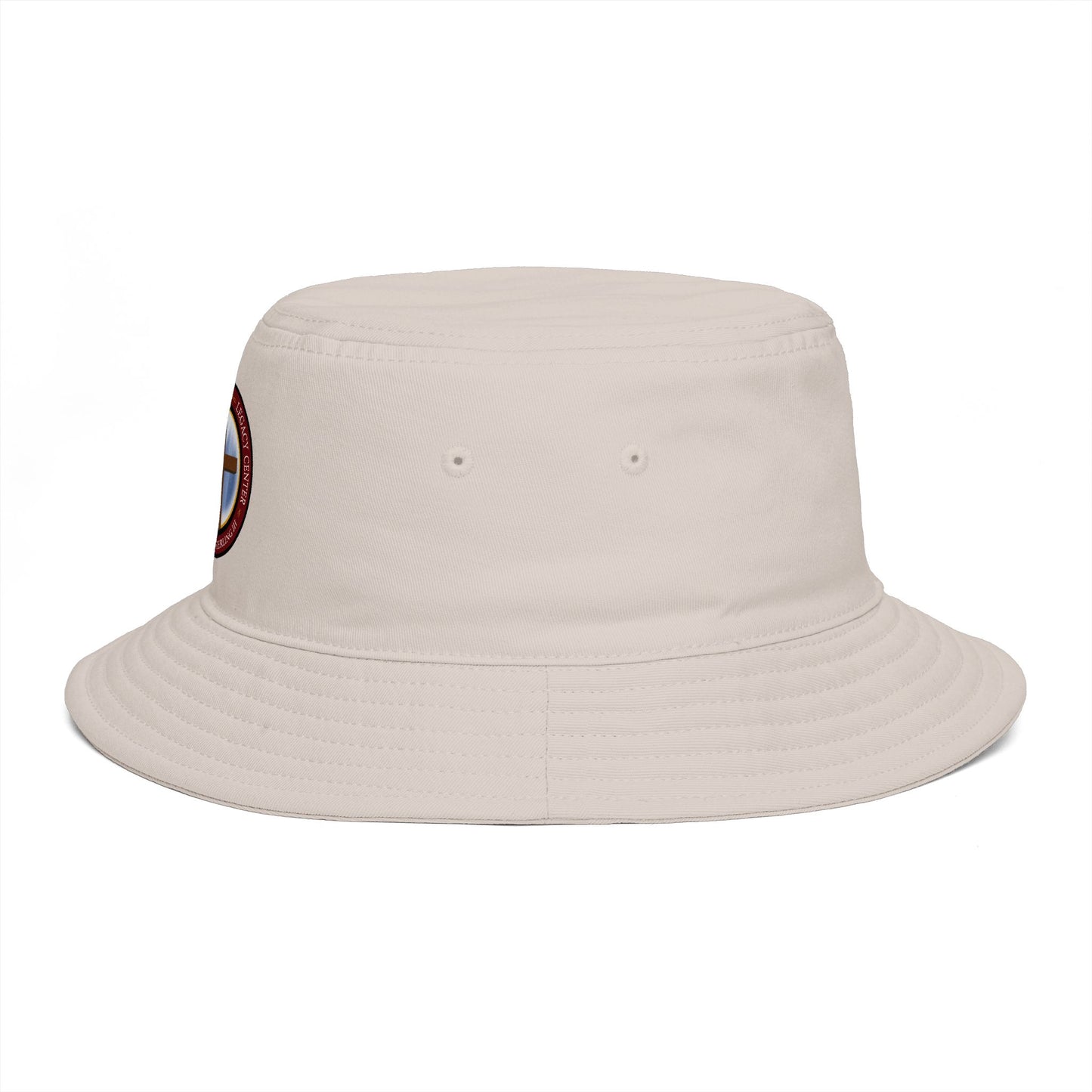 Christian Cross Bucket Hat — Faith Emblem Embroidered Sun Hat