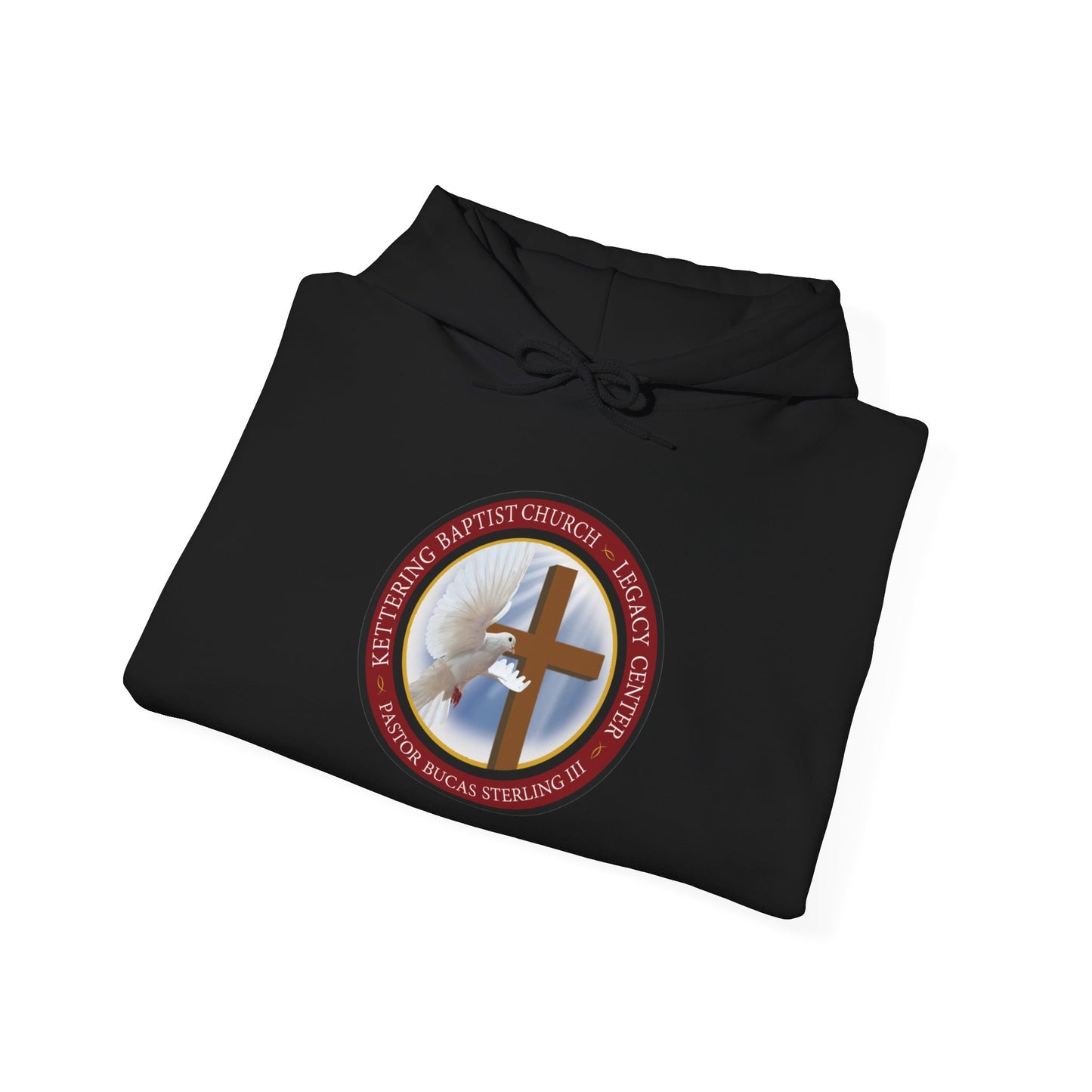 Christian Ministry Hoodie - 'Legacy Center' Cross & Dove Emblem Hooded Sweatshirt