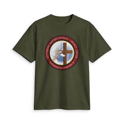 Church Logo T-Shirt — Faith Cross & Dove Design