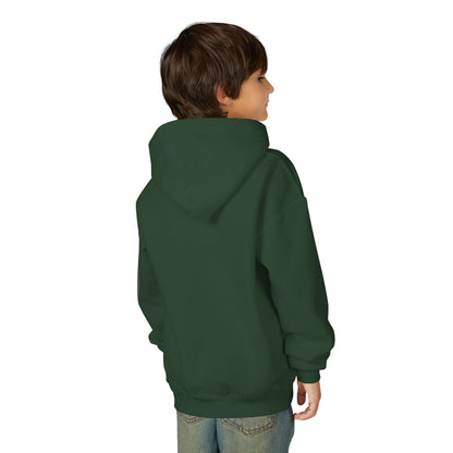 Youth Hoodie – Church Cross & Dove Logo Youth Pullover (Religious Faith Gift)